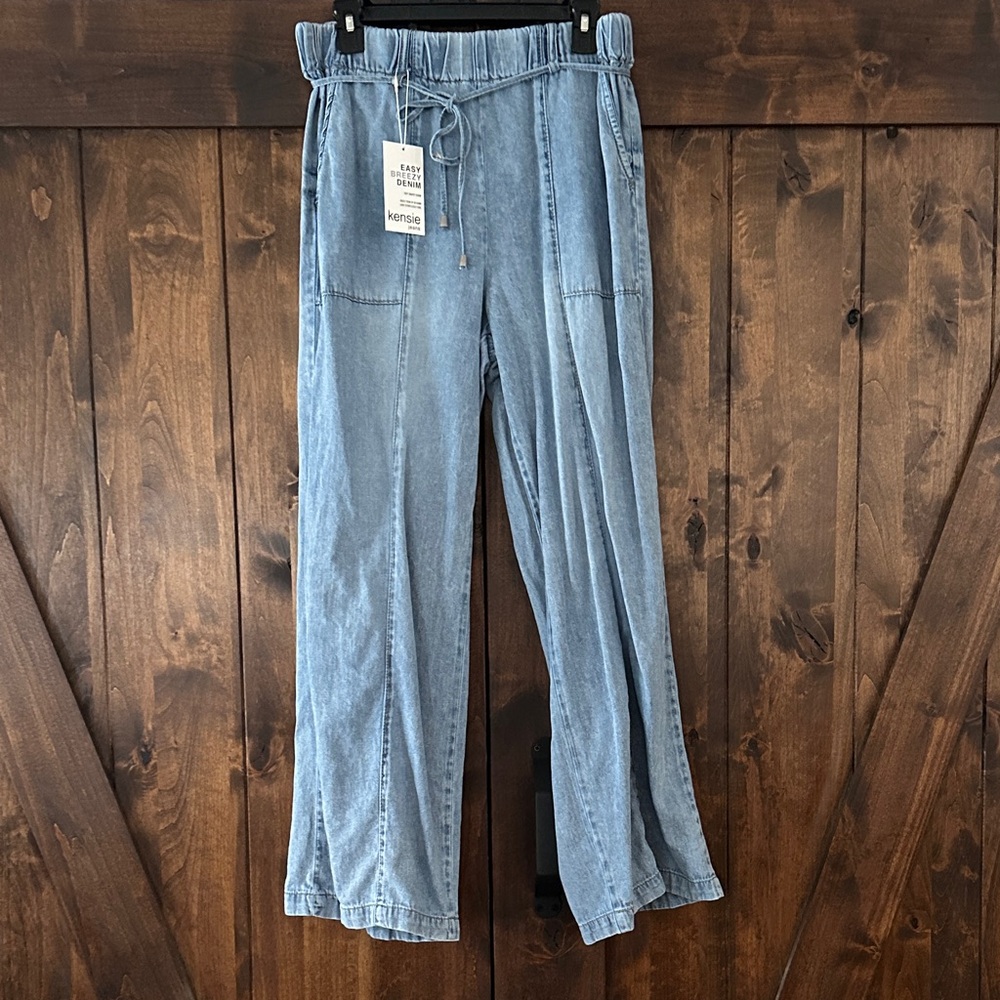 Kensie Light Blue Wide Leg Jeans